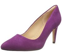 Clarks Laina RAE, Bomba Mujer, Gamuza Morada, 41.5 EU
