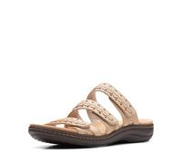 Clarks Laurieann Cove, Sandalias Planas Mujer, Piel Arena, 39 EU