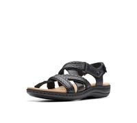 Clarks Laurieann Rena, Sandalias Planas Mujer, Black Combi, 44 EU