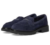 Clarks Lauryl Step, Mocasín Mujer, Ante Azul Marino, 41 EU Ancho