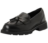 Clarks Lauryl - Borla para Mujer, Cuero Negro, Talla 5, Piel Negra, 38 EU