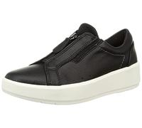 Clarks Layton RAE, Zapatillas Mujer, Piel Negra, 41 EU