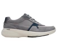 Clarks Lehman Race, Zapatillas Hombre, Dark Grey Combi, 45 EU