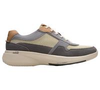 Clarks Lehman Race, Zapatillas Hombre, Grey Combi, 42.5 EU