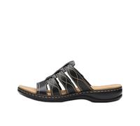Clarks Leisa Amanda, Sandalia Mujer, Piel Negra, 36 EU