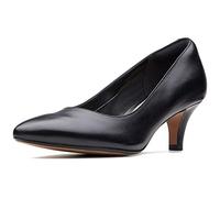 Clarks Linvale Jerica, Zapatos de Tacón para Mujer Negro Black Leather, 37.5 EU