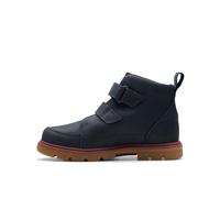 Clarks Lorcam Hi K, Botas de Moda Niños, Navy, 25.5