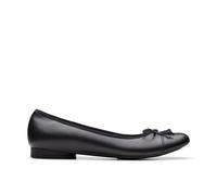 Clarks Loreleigh RAE, Zapatos Tipo Ballet Mujer, Piel Negra, 41 EU