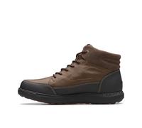 Clarks Mapstone Higtx, Botas de Moda Hombre, Dk Brown Wlined, 42.5 EU