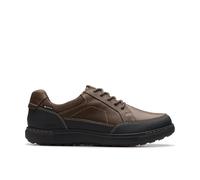 Clarks Mapstone Logtx, Hombre, Marrón Oscuro Lea, 41.5 EU