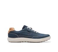 Clarks Mapstone Trail - Tenis para Hombre, Nubuck Azul Marino., 39.5 EU
