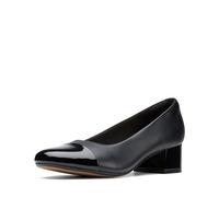 Clarks Marilyn Sara, Bomba Mujer, Combi sintético de Cuero Negro, 41 EU Ancho