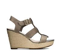Clarks Maritsa95 Glad Sandalias de Talón Abierto Mujer, Beige (Sage Nubuck Sage Nubuck), 37 EU