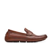 Clarks Markman Way, Mocasin Hombre, Lea marrón Oscuro, 42 EU
