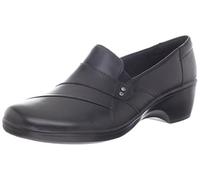 Clarks May Marigold, Mocasín Mujer, Black Leather, 39.5 EU