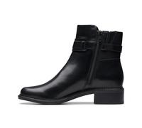 Clarks Maye Bella, Botas de Moda Mujer, Piel Negra, 38 EU
