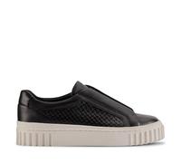 Clarks Mayhill Bay, Zapatillas Mujer, Black Leather, 39 EU
