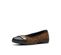 Clarks Meadow Rose, Zapatos Tipo Ballet Mujer, Estampado de Leopardo, 41 EU