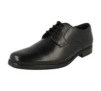 Clarks Howard Walk, Oxford Hombre, Negro (Black Leather), 41 EU