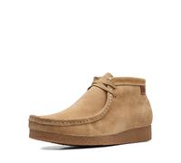 Clarks Men's Shacre Boot Ankle, Dark Sand Suede, 12 Wide