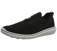 Clarks Men's Step Urban Low Sneaker, Black, 46 EU