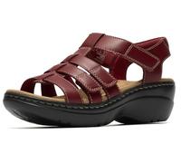 Clarks Merliah 2 Ruby para mujer, rojo (Red Leather), 5