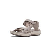 Clarks Mira Bay, Sandalias Planas Mujer, Tela de Piedra, 37.5 EU