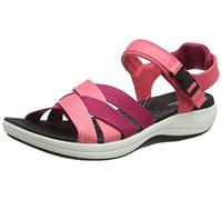 Clarks Mira Tide, Sandalia, para Mujer, Naranja (Bright Coral), 39 EU