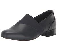 Clarks Mocasín Juliet Gem para Mujer, Cuero Azul Marino, 40 EU