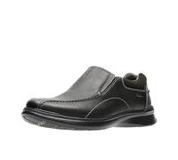 Clarks Mocasines Cotrell Step Slip-On para Hombre, Negro Aceitado, 45.5 EU