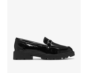 CLARKS Mocasines de charol, CODE L STEP. Color Negro