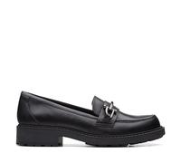 Clarks Mocasines Orinoco2 Edge para Mujer, Piel Negra, 35.5 EU