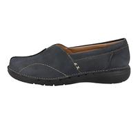 Clarks Mocasines para Mujer Un Loop Stride, Nobuck Navy, 42 EU
