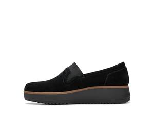 Clarks Mocasines Zylah Sky para Mujer, Negro SDE, 37.5 EU