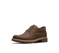 Clarks Morris Low Ap - Cartera para hombre, de cuero, plegable, casual, 6 bolsillos, parte superior abierta, piel de vacuno, cera de abeja cuero, 8 Wide