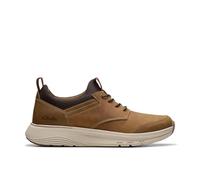 Clarks Motion Trek Ez - Tenis para Hombre, Lea marrón Oscuro, 42.5 EU