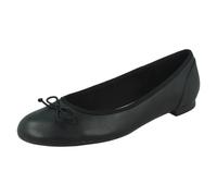 Clarks Couture Bloom, Bailarinas para Mujer Black Leather, 35.5 EU