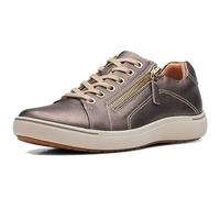 Clarks Nalle Lace Womens Trainers 40 EU Bronze Metallic