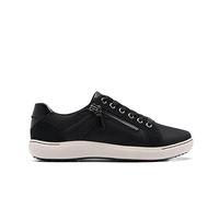 Clarks Nalle Zen - Tenis para mujer, negro, cuero, (Black Interest Leather), 41.5 EU