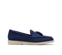 Clarks Narini Edge, Mocasín Mujer, Navy Suede, 37.5 EU