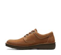 Clarks Nature II, Zapatos con Cordones Hombre, Birch, 41.5 EU Ancho