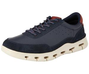 Clarks Nature X One- Tenis para Hombre, Azul Marino (Navy Leather), 41 EU