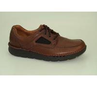 Clarks No Estructurados Un Unnature Tiempo Cuero Zapatos de Cordones de Hombre