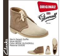 Clarks Original M Desierto Lona Botas Camel Combi Ante GB 9 / Verdadero 8.5