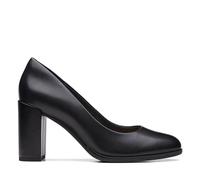 Clarks Originals Freva85 Court, Shoe Unisex Adulto, Black Leather, 37.5 EU