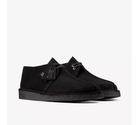 Clarks Originals Hombres Desert Trek = Ante Negro UK 7,8,9,10,11,12 G