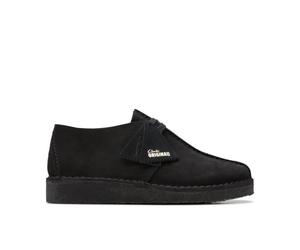 Clarks Originals Men's Desert Trek Shoes Black Suede