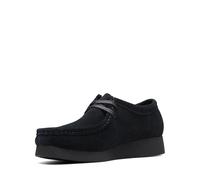 Clarks Originals Wallabee EVO - Zapatos de Gamuza para Mujer, Color Negro, Negro SDE, 37 EU