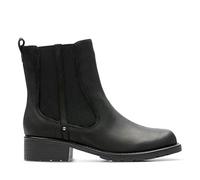 Clarks Orinoco Club, Botas Chelsea Mujer, Negro (Black Leather), 37 EU