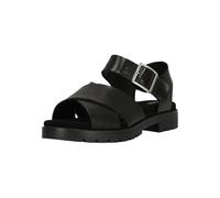 Clarks - Orinoco Cross, Sandalia De las mujeres, Black Leather,